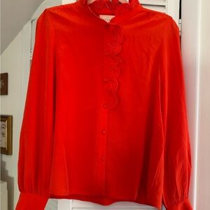 Sezane Chlo Shirt Rouge - Size 36